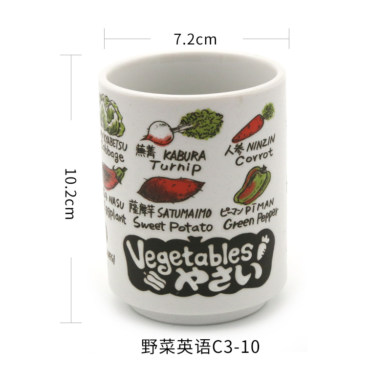 Joylove Japanse Stijl Keramische Mok Japanse Stijl Huis Kantoor Thee Cup Enkele Sushi Beker Soepkom: 13
