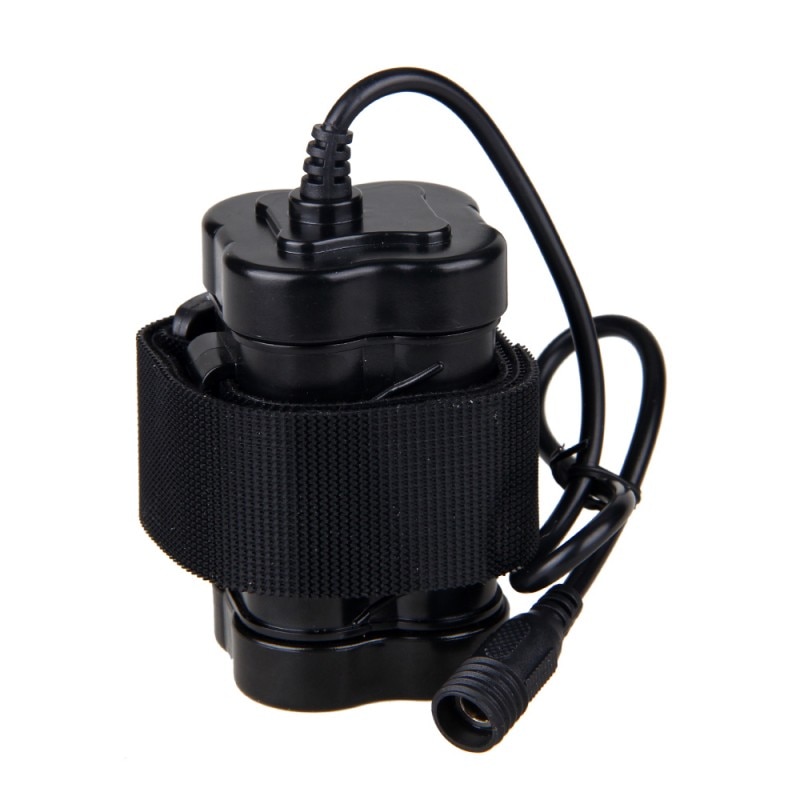 8.4v 12000 mah genopladelig batteripakke 4 x 18650 batteri til pandelampe cykel cykellygte