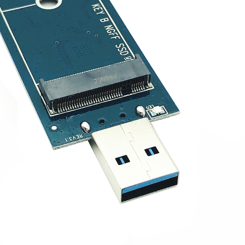 M2 ssd-adapter  m2 usb-adapter  m2 til usb 3.0 usb 3 usb 3 6gb stigerør-konverter til 2230 2242 2260 2280 b+ m-nøkkel ngff m .2 sata ssd