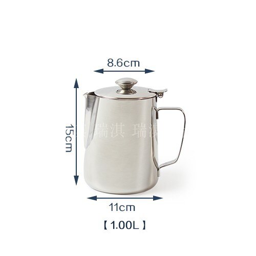 Cafetera de acero inoxidable, tetera Moka clásica, tetera de inducción para café, una sola taza, tetera para café expreso Moka, cocina GG50kf: 1000ML