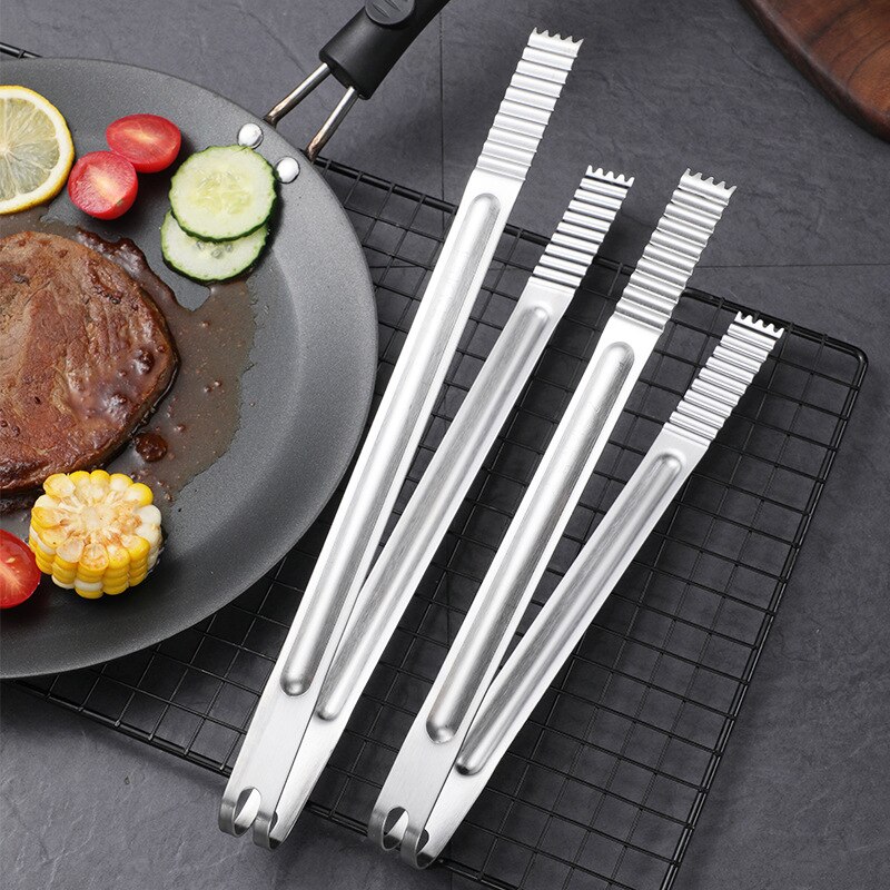 7-Size Roestvrij Staal Suiker Tang Bar Ice-Cube Clip Pincet Koffie Thee Voedsel Serveren Gereedschappen Brood Desserts klem Keuken Gadgets