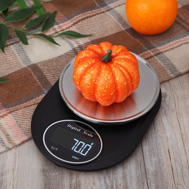 Báscula de peso portátil para cocina, balanza Digital de alimentos precisa de 5kg y 0,1g, 7 unidades, 10kg, 1g