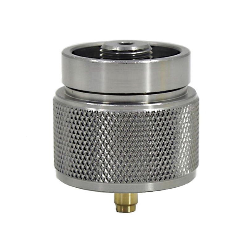 Adaptador de llenado de cilindro para exteriores asiático, estufa de Gas para acampar, adaptador de recarga de Gas, accesorios de conector de horno de tanque de Gas: Morado