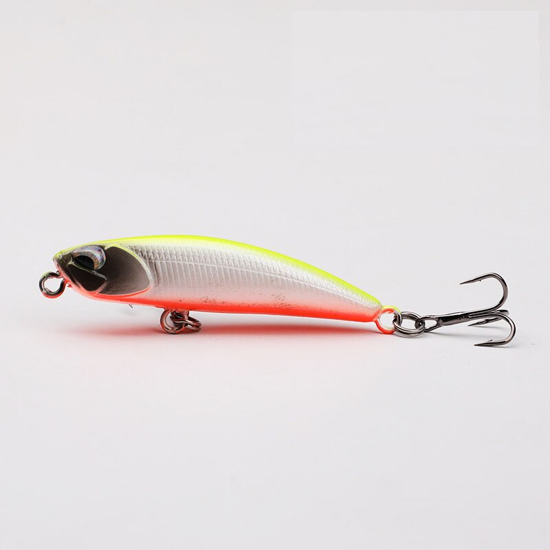 1Stck Elritze Untergang Langsam Bleistift Angeln Locken 5cm 5g Crankbait Wobbler ABS Künstliche Harten Köder sehen Meer angelgerät: D