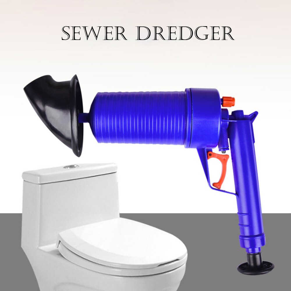 Air Power Drain Blaster Tool High Pressure Powerful Manual Sink Plunger Opener Cleaner Pump For Toilets Bathroom