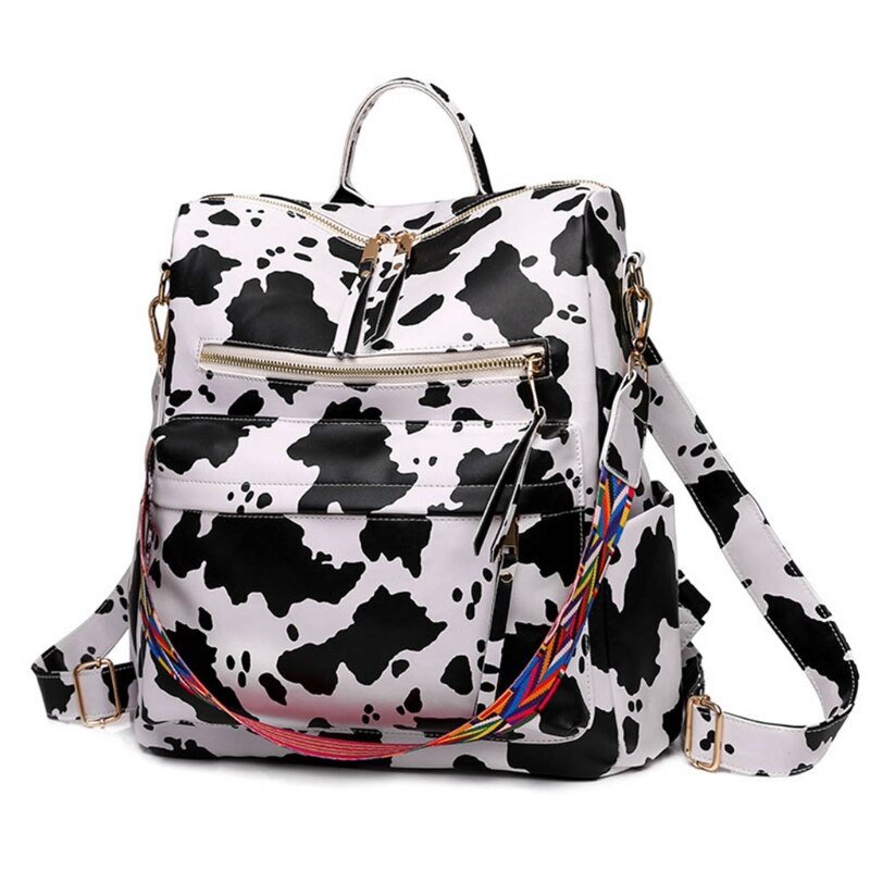 Vrouwen Rugzak Pu Anti-Diefstal Toevallige Schoudertas Mode Dames Satchel Tassen M68C