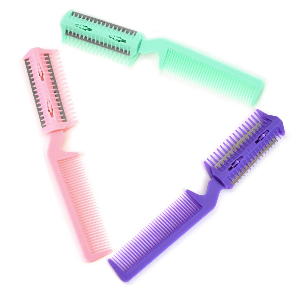 1 pc Multi-Functional Home DIY Hair Razor Comb Hairdressing for Shaping Layering and Trimming Hair