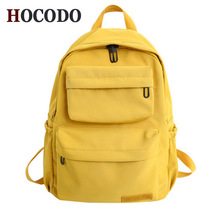 HOCODO imperméable en Nylon femmes sac à dos sac d'école pour adolescentes Multi poche Bookbag femme voyage sac à dos Mochilas