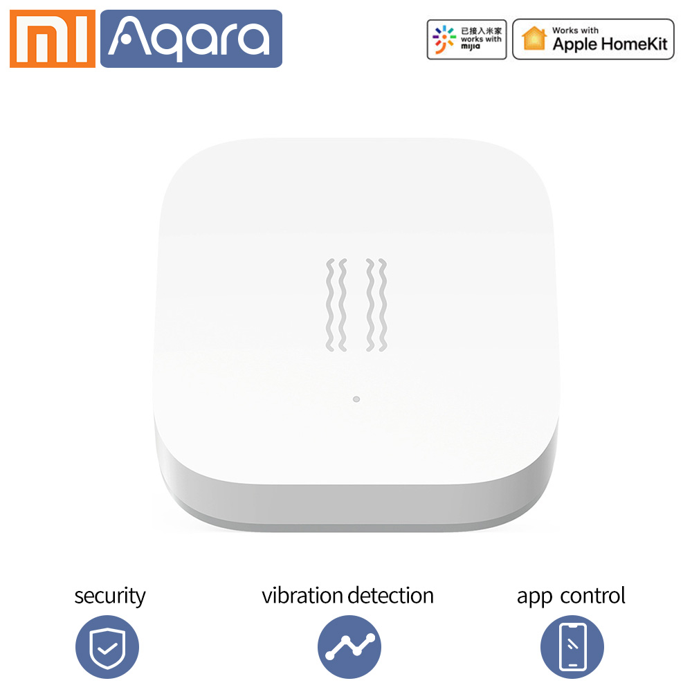 Aqara Shock Sensor Smart Motion Sensor Vibration Detection Alarm Monitor Xiaomi smart homekits zigbee sensor: 1 PCS