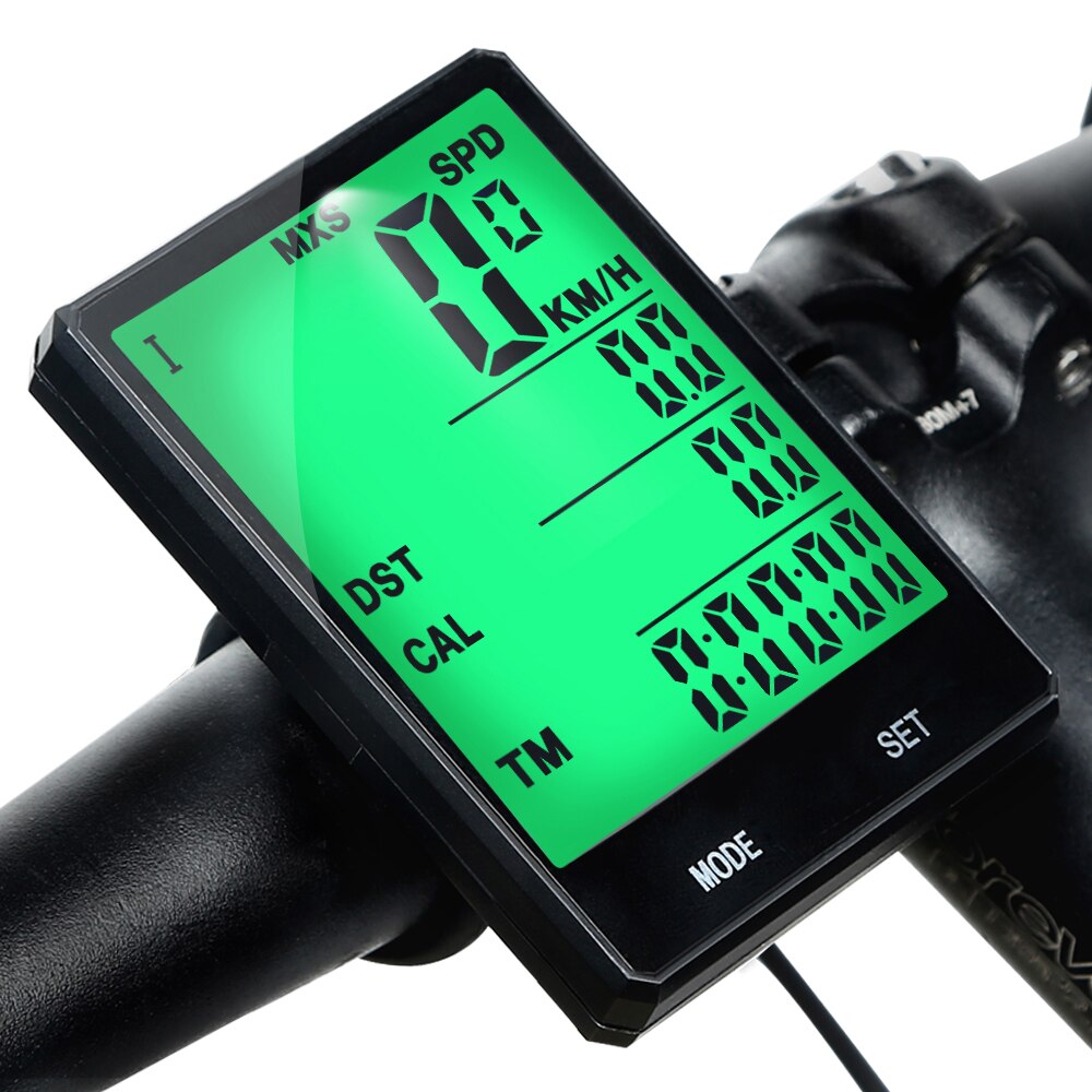 2.8&quot; Bicycle Computer Wireless Wired Bike Computer Rainproof Speedometer Odometer Stopwatch for Cycling Accessories 2.0&#39;&#39; option