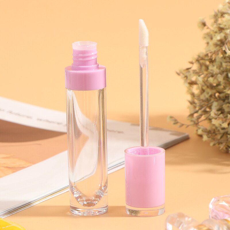 8ml abs lipgloss tubes lege plastic lippenbalsem tubes met staafje witte dop lip glaze container cosmetische verpakking
