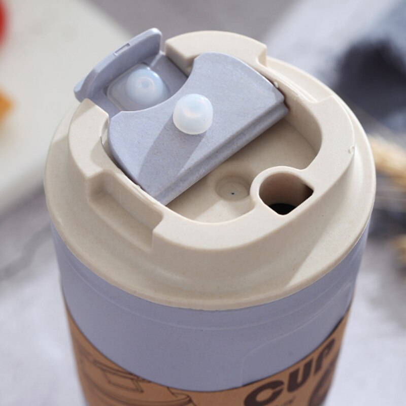 420ml Tragbare Kaffee Becher Mehrweg Bambus Faser Tasse Wasser Tassen Eco Freundliche nicht-Unterhose Solide Trinken Ware Becher Tee Kaffee Tassen