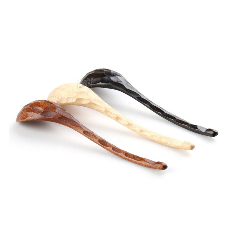 Europæisk original enkelt fabriks håndudskåret shell scoop ske 20*4.3cm