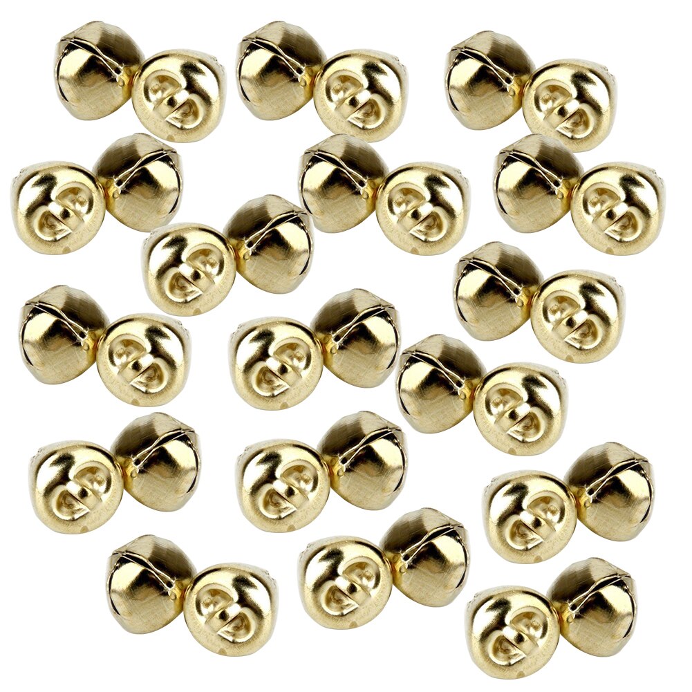 50Pcs Diy Jingle Bells Aluminium Losse Kralen Kleine Voor Festival Thuis Party Kerstboom Decoratie Ambachten Accessoires: Default Title