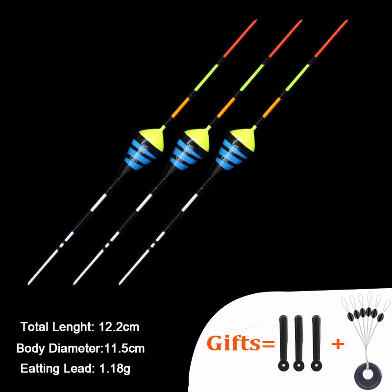 3pcs/Lot Fishing Floats Shrimp Floaters Grass Pond Ice Fishing Bobbers Fresh Water Balsa Wood Fishing Tackle Accessory: Purple