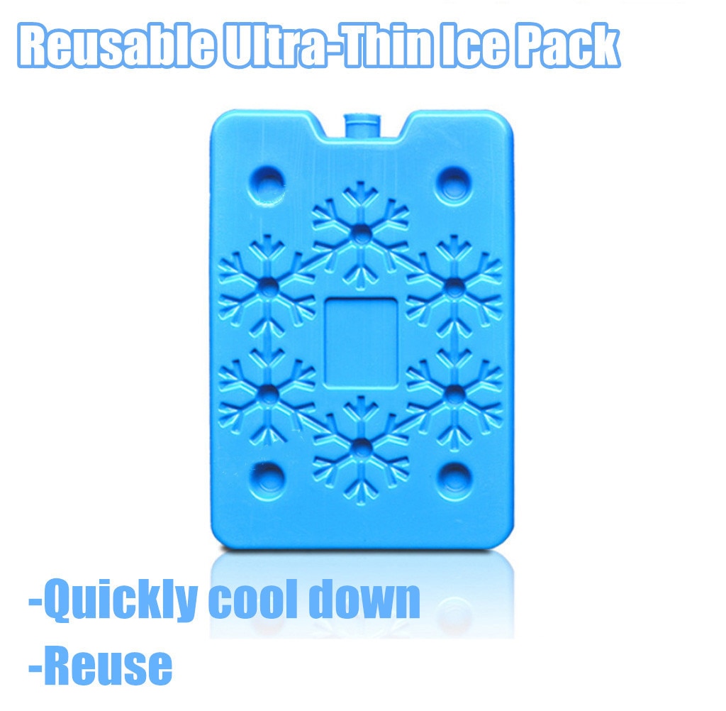 Reusable Lunch Box Ultra-Thin Ice Pack Cooling Ice Board Continuous Cooling