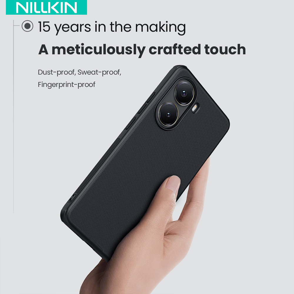 Nillkin Super Frosted Shield Pro Matte Phone Case for Xiaomi Poco X7 / Poco X7 Pro, PC+TPU Anti-Scratch Protective Cover