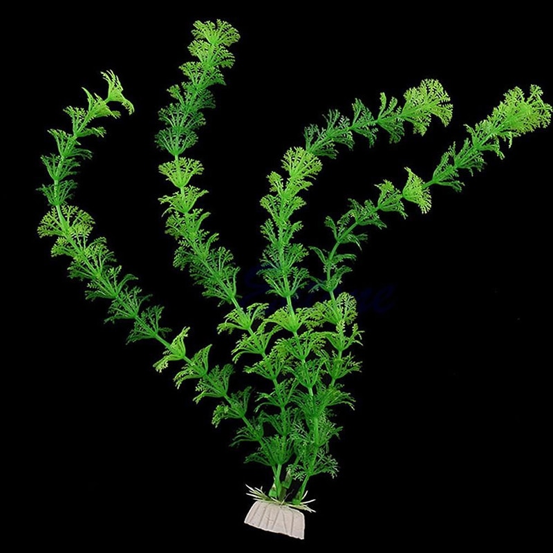 Simulatie kunstplanten aquarium decoratie water onkruid ornament plant aquarium aquarium gras 30cm decoratie: 09 30cm