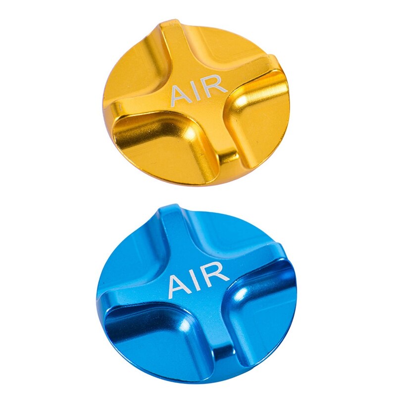 ALEOED Bike Air Valve Top Cap Cover, Front Fork Cap Suspension Gas Cover Aluminum Alloy Shoulder