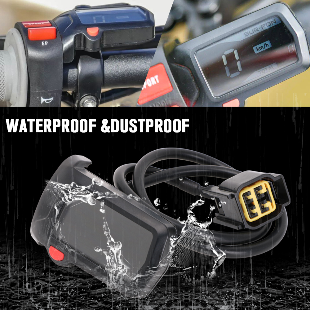 Compteur horaire de moto pour Sur Ron sur-ron Surron vélo de fond électrique pour SUR RON Light Bee pièces compteur de vitesse