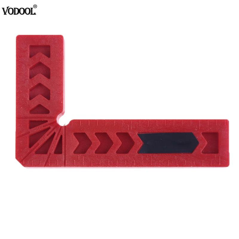 90 Degree L Shape Right Angle Ruler Carpentry Measuring Gauges Positioning Tool 3/4 inch Ruler Woodworking Measure Supplies Red: 3inch