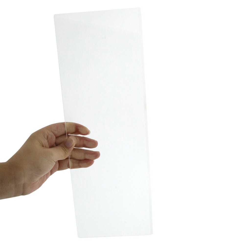 Transparent Acrylic Cream Scraper Icing Frosting Buttercream Large Cake Smoother Scraper for Kitchen Baking Tools