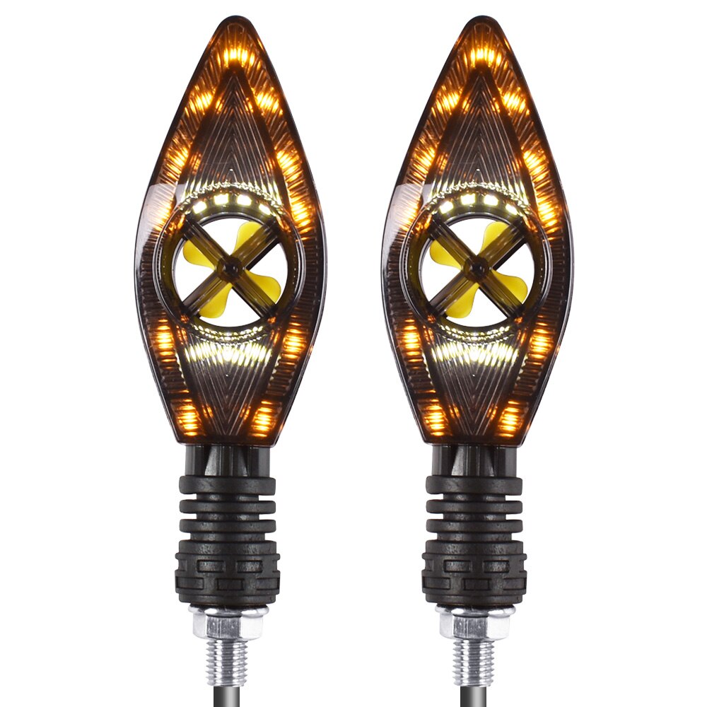 Clignotants de Moto pour SPEED TRIPLE 1050 GT RS SRINT ST STREET TWIN, clignotants ambrés: White