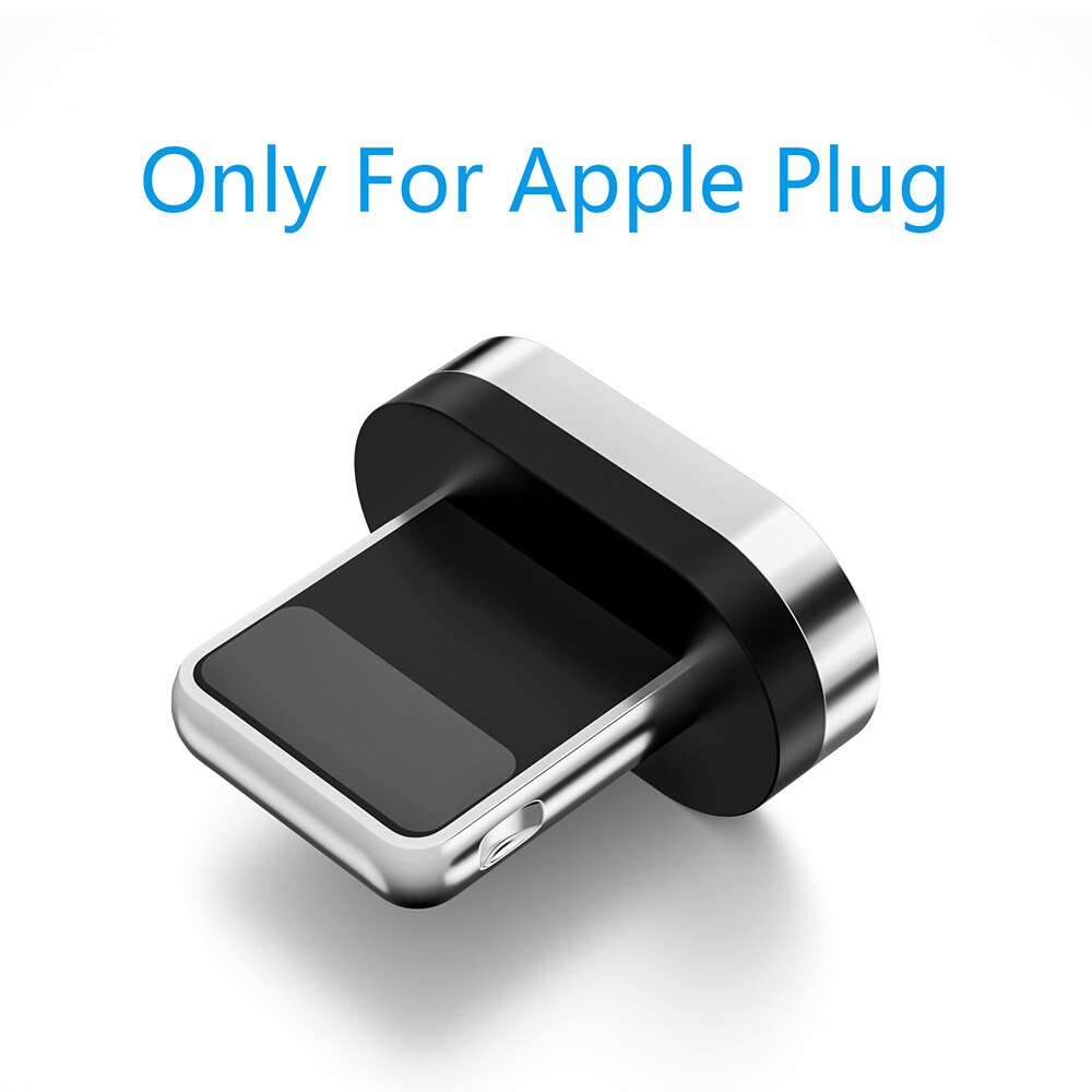ZRSE Magnetic Micro Usb Cable For Iphone Samsung 3A Fast Charging Data Wire Cord Magnet Charger Usb Type C Mobile Phone Cable: Plug for iphone