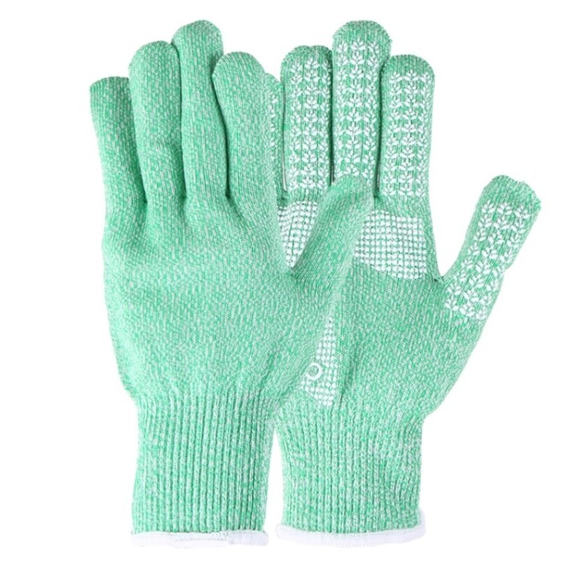 Gants antidérapants résistants aux coupures randonnée tactique en plein air escalade Sport gants à doigts complets gants résistants à l'usure gants de protection: green / L