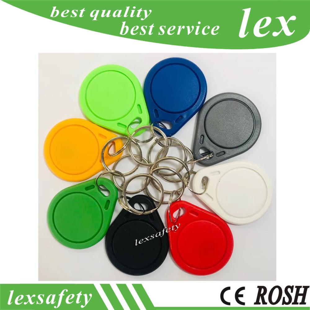 100pcs/bag RFID key fobs 125KHz EM4305 proximity ABS tags read and write rewritable duplicator copier access control