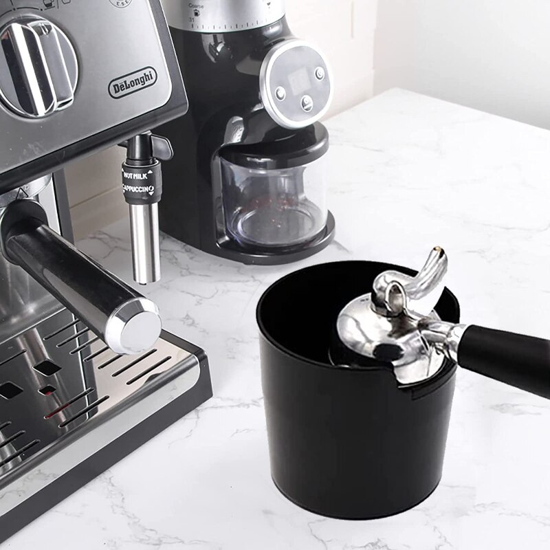 Coffee Knock Box Anti-slip Espresso Dump Bin Grind Waste Bin Recycling Waste Storage Easy Clean Bar Cafe Accessories