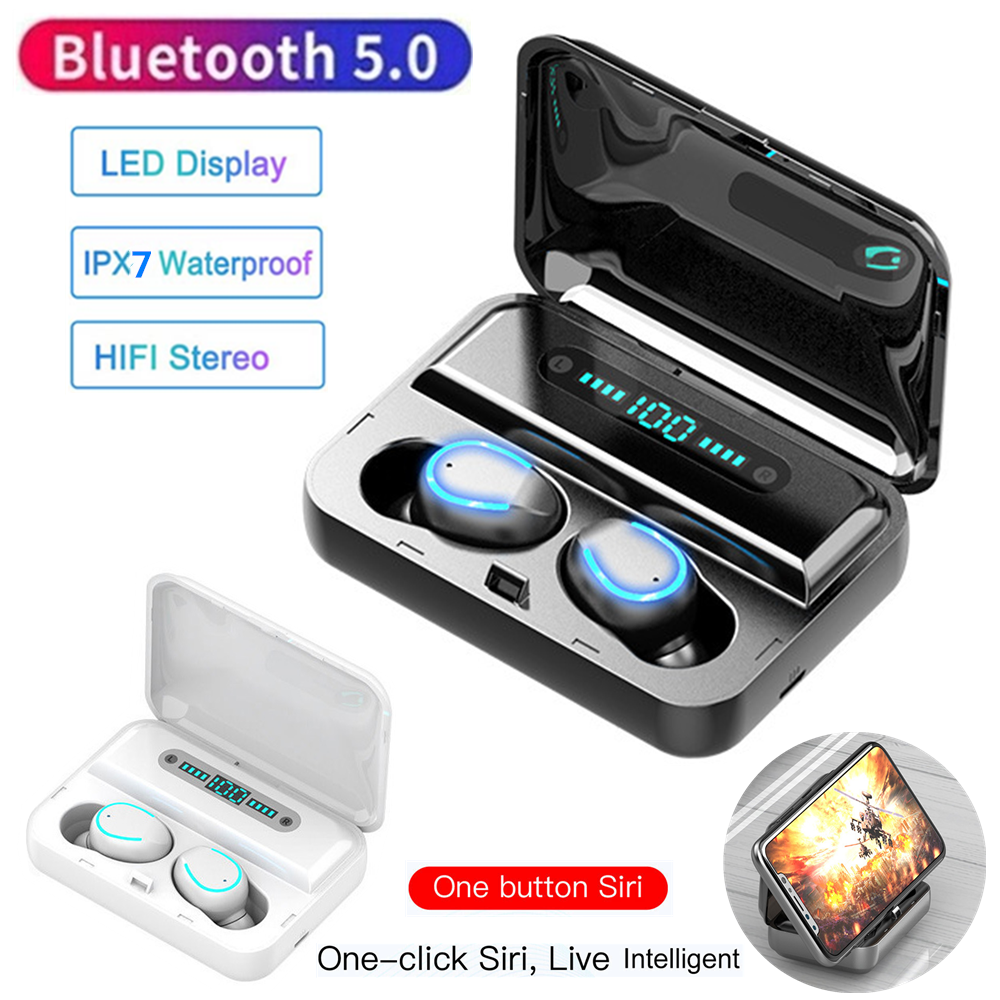 F9 F9-5 F9-9 F9-01 Bluetooth 5.0 écouteurs TWS sans fil LED affichage numérique écouteur étanche 8D 9D bouton tactile stéréo casque