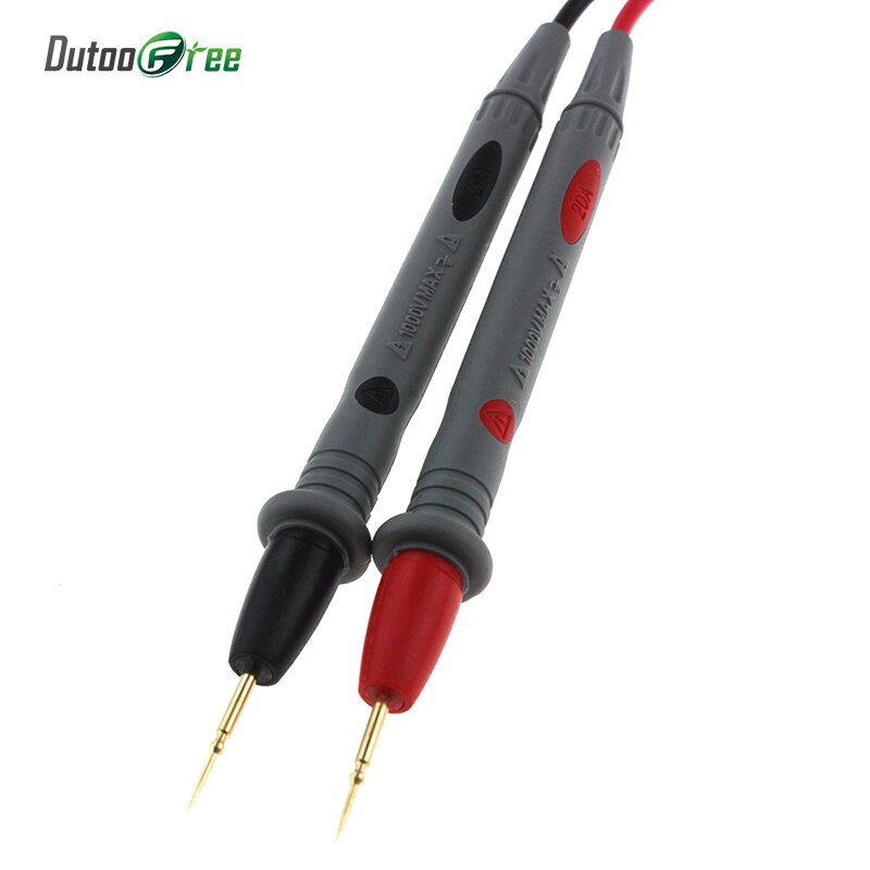 Dutoofree wire Universal Probe Test Leads Pin for Digital Multimeter Needle Tip Multi Meter Tester Probe 20A 1000V For Tester