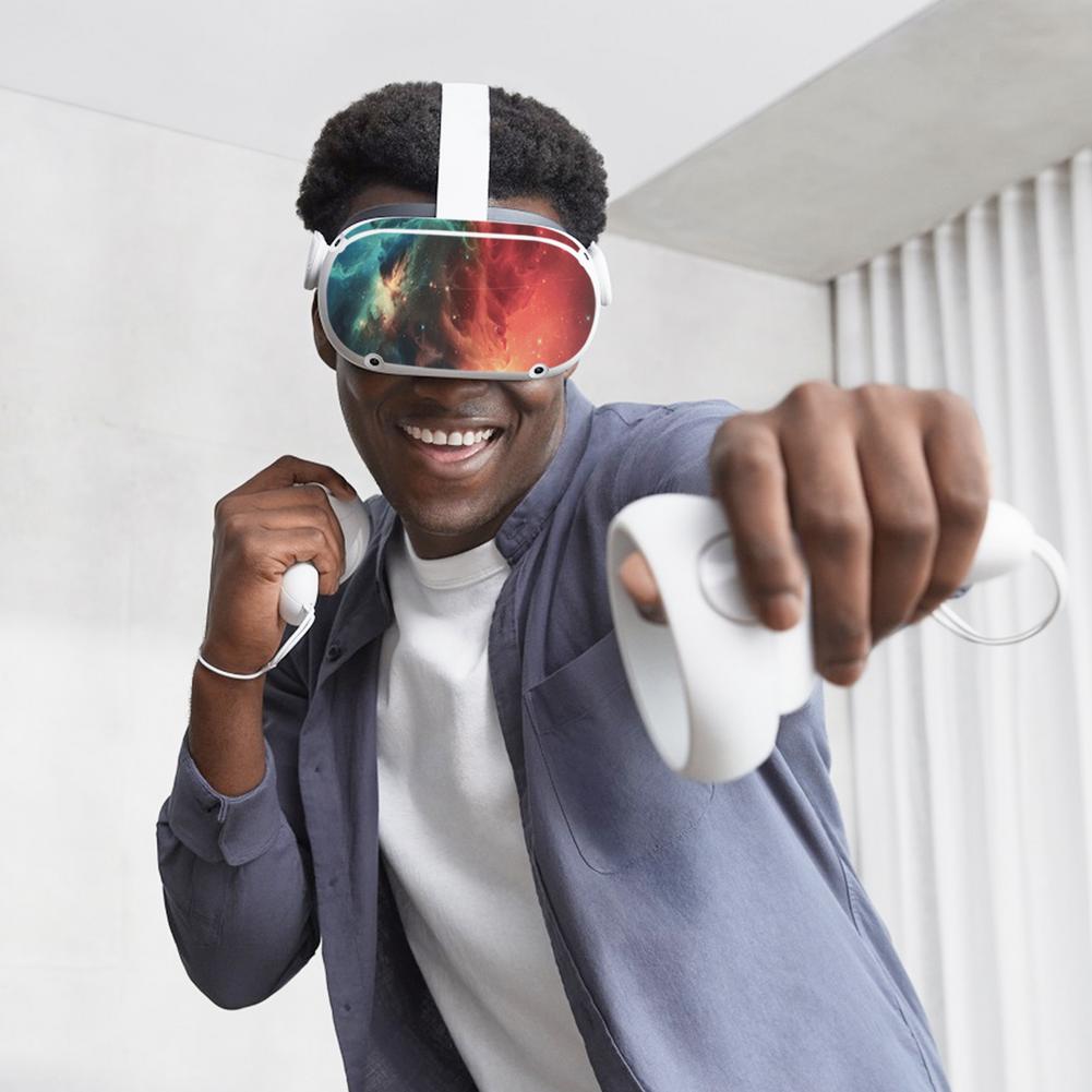 Vinyl Stickers For Oculus Quest 2 VR Headset Virtual Reality Decals Protetcive PVC Skin For Oculus Quest2 Vr Accessories