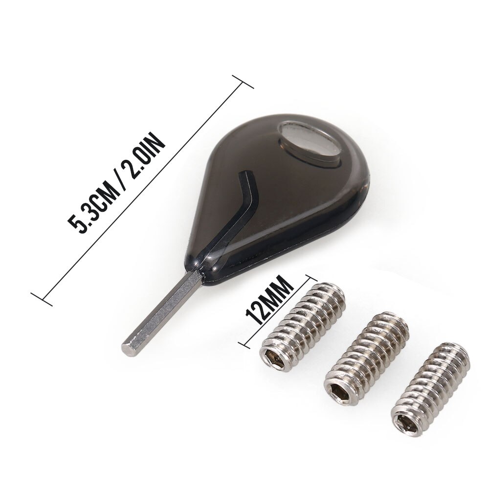 Tornillos de aletas para tabla de surf 9 MM/12 MM para quillas FCS llave de aleta Extra tornillos para deportes al aire libre herramientas de actividades tornillos