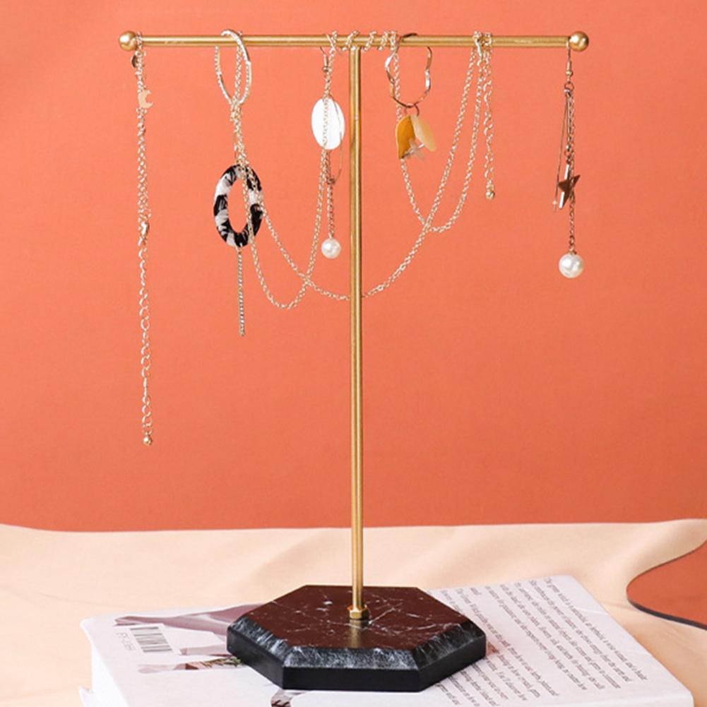 IJzeren sieradenhouder Europese stijl grote capaciteit decoratieve ketting oorbel opbergplank voor