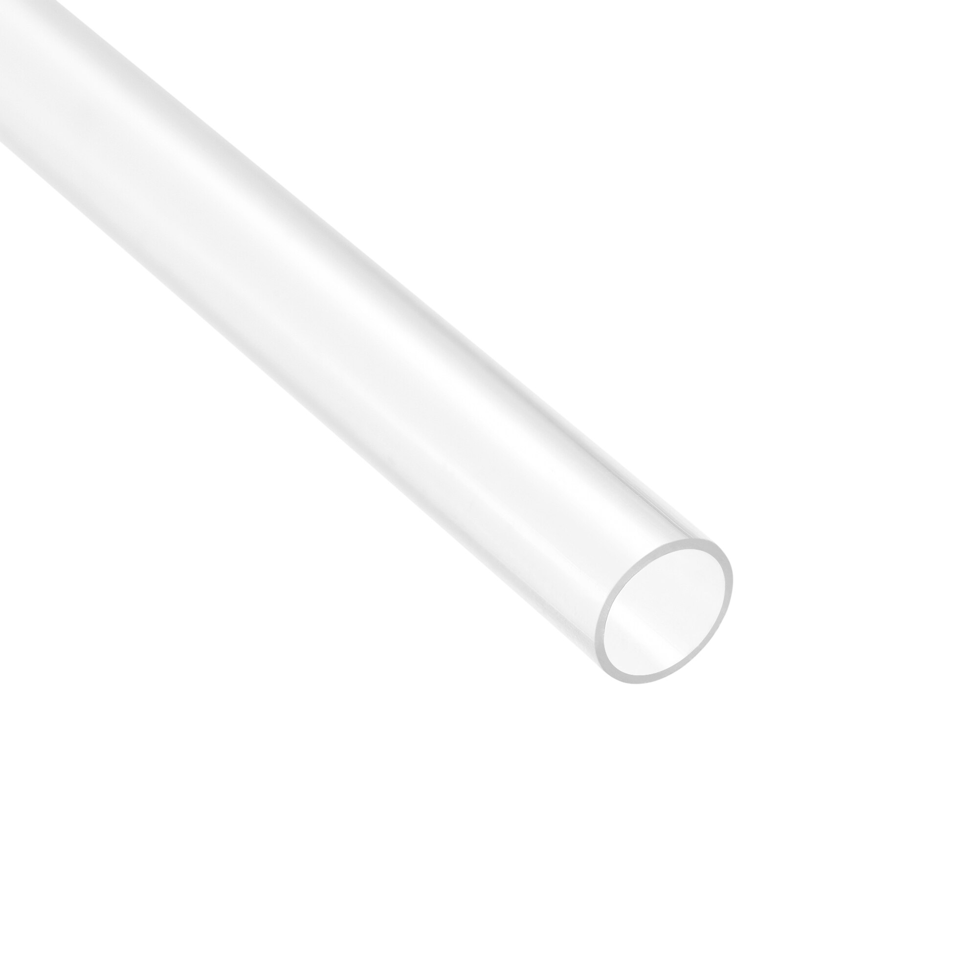 Uxcell polycarbonat stivt rundt rør 305mm(1ft)  længde plastrør 4mm-47mm id
