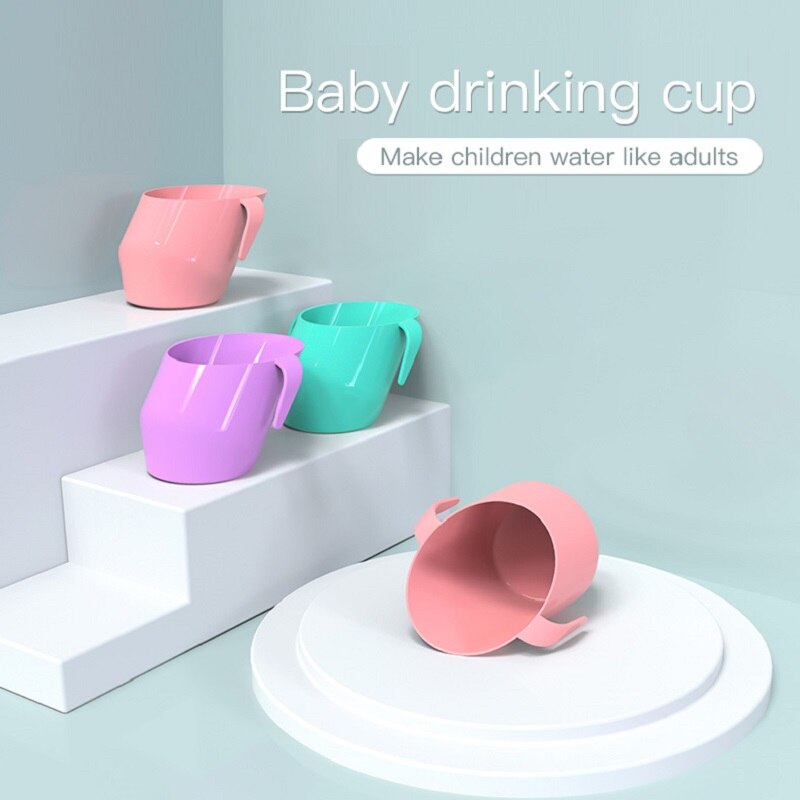 Schräge Trinkbecher Baby Lernen Zu Trinken Tassen Gesunde Dicht Ausbildung Fütterung Tasse Anti-herbst Art Milch Wasser Flasche Getränk