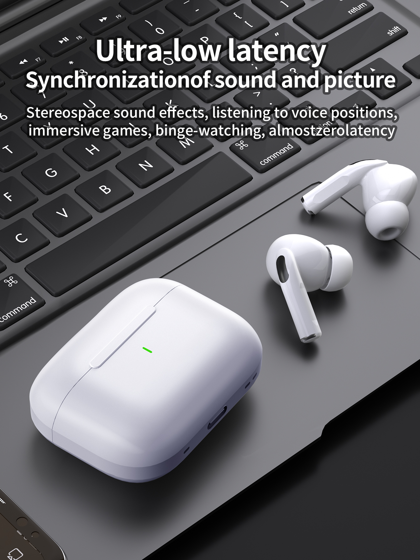 Original Wireless bluetooth headphone noise canceling earphone HIFI stereo headset earbuds bluetooth for xiaomi Huawei Air pods: Default Title
