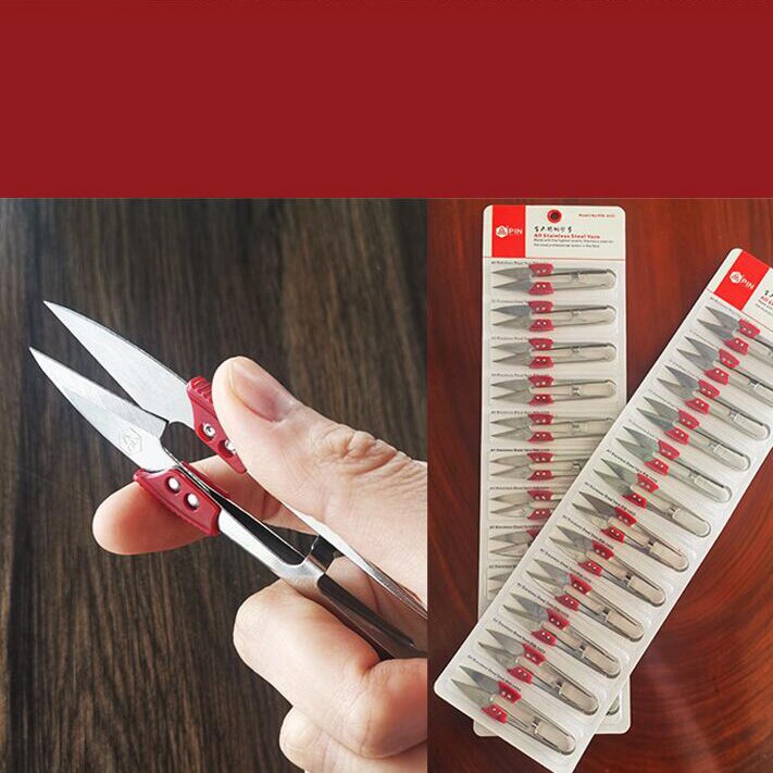 Edelstahl Schneiden Schere Für NäHenne Schneider Schere Schere Stahl Garn Kreuz Stich Stickerei U bilden Schneider Schneiderei Werkzeug