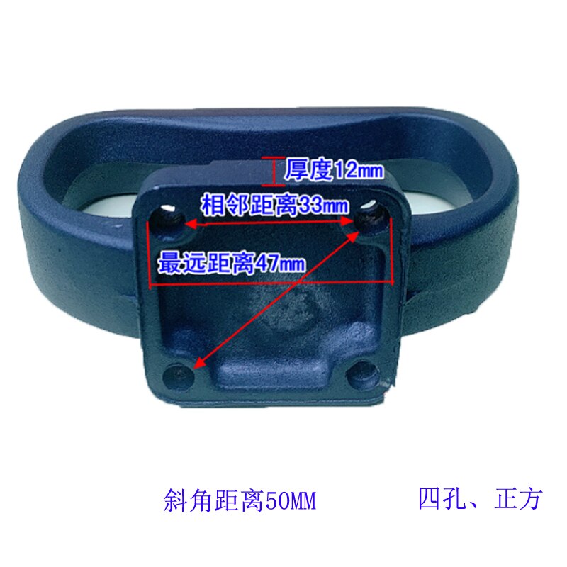 1" inch Pneumatic Tools Air Impact Wrench Handlebar Repair Parts hand shank handle: block generic