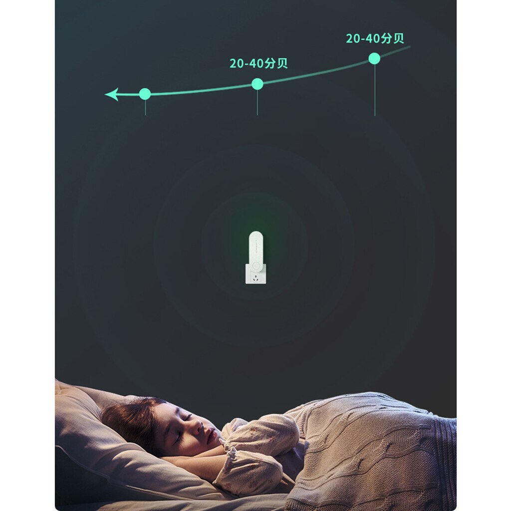 Mini Plug in Air Purifier Portable Air Freshener Air Lonizer for Office Living Room Bedroom Restroom Sauna Hotel US Plug