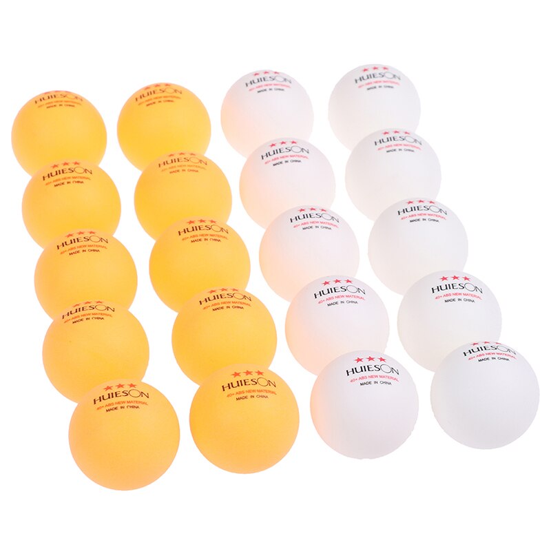 10pcs Material Table Tennis Ball 40+mm Diameter 2.8g 3 Star ABS Plastic Ping Pong Balls for Table Tennis Training
