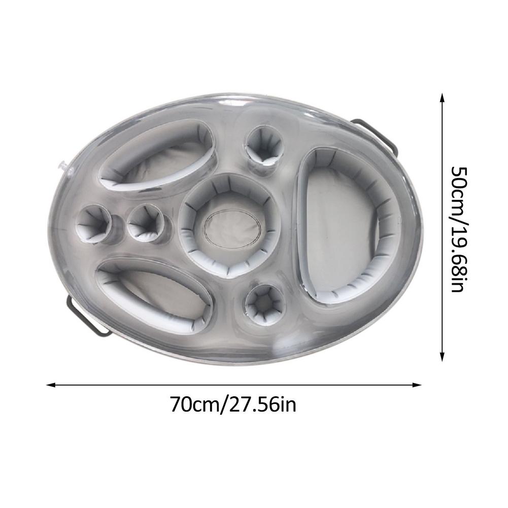 Inflatable Pool Float Beer Drink Cooler Summer Party Bucket Cup Holder Table Bar Tray Pools Tub Drink Holder Floats