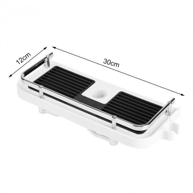 Practical Bathroom Pole Shower Storage Rack Holder Large Washing Shower Storage Shampoo Caddy Rack Organiser Tray Holder