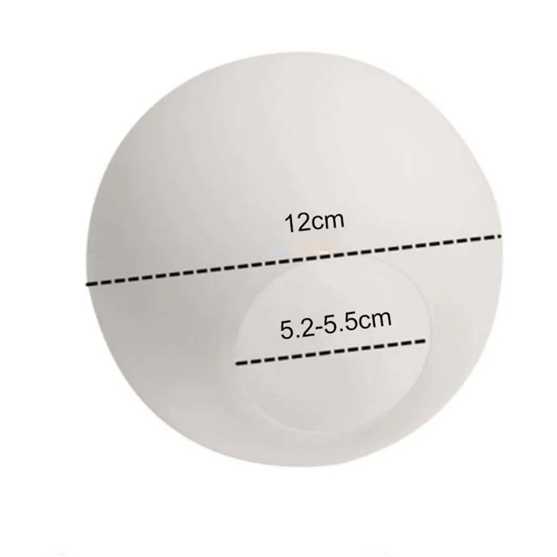 Weißer Glas lampen schirm, milchige Globus lampen schirme passende Lampe, d10cm d12cm d15cm d20cm d25cm runde Licht abdeckung, panta lla lampara: Blau
