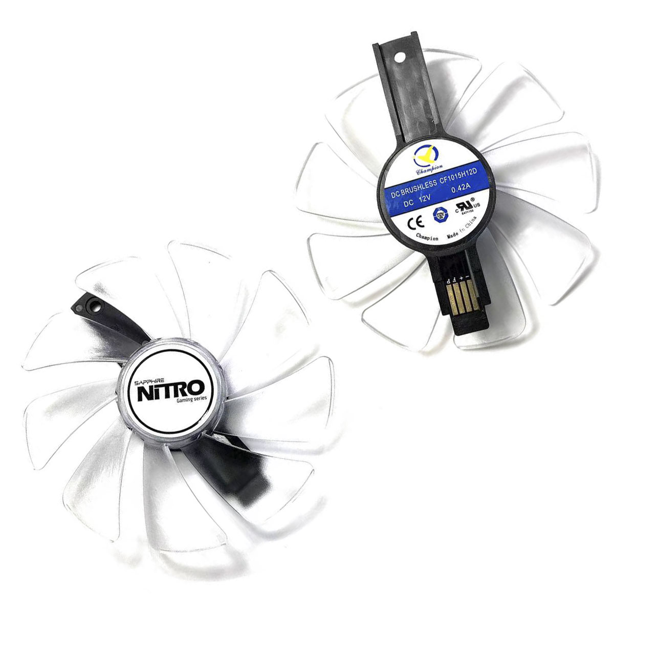 95MM CF1015H12D GPU Fan for Sapphire Nitro RX590 RX580 8G Overclocking RX480 8G RX570 4G RX 470 4G GDDR5 Graphics Fan