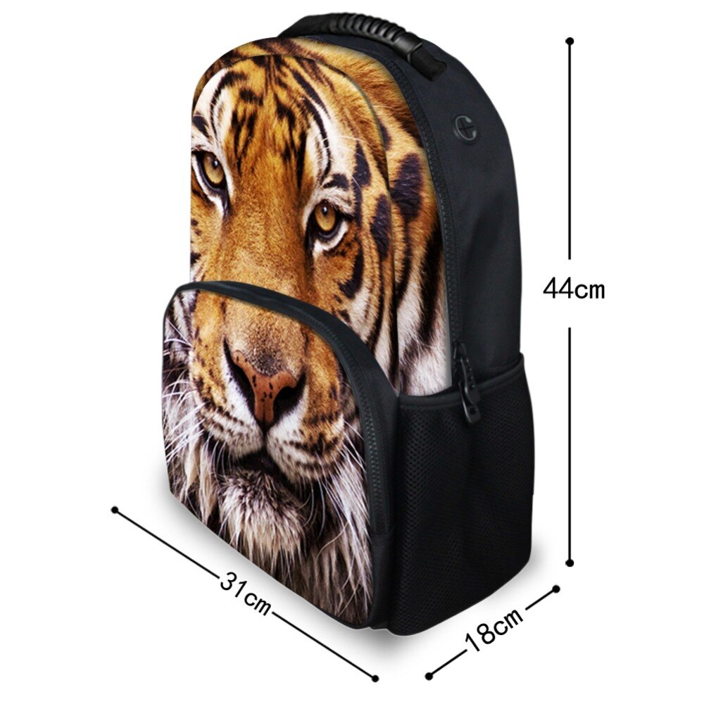 INSTANTARTS Boys Felt Backpacks for Children School Bag 3D Loud Speaker Printing Travel Shoulder Bags Casual Laptop Ruacksacks