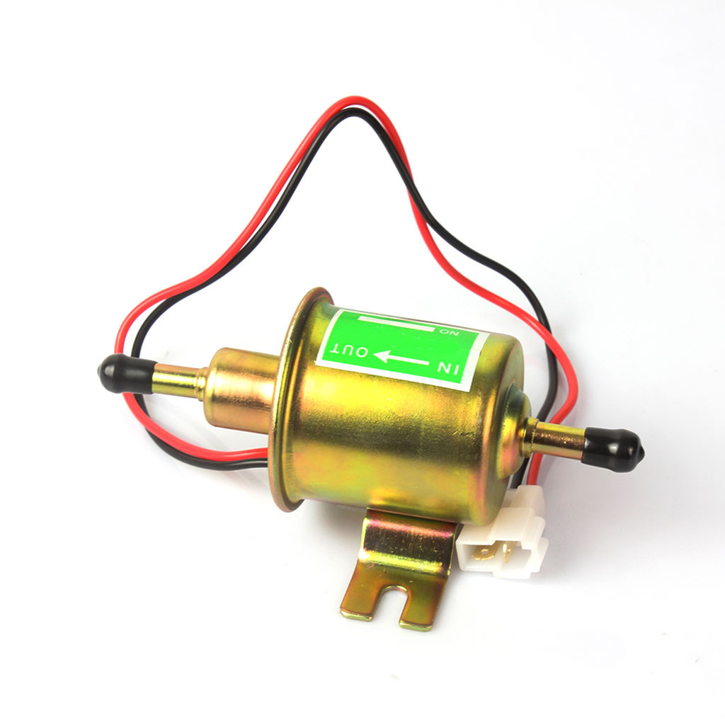 Bil gas diesel brændstof pumpe inline lavtryk elektrisk brændstof pumpe 12v bil gas diesel brændstof pumpe inline lavtryk