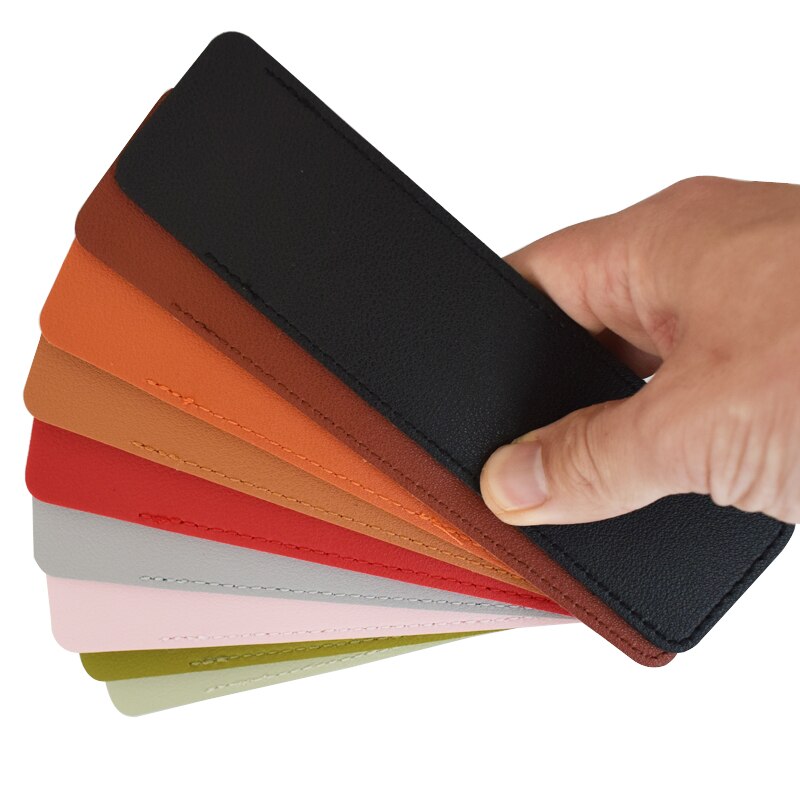 PU Leather Pen Protection Cover Holder Soft Pencil Case Writing Materials Pencilcase Stationery Office School Supplies